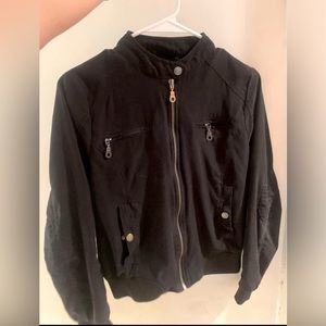 Black Bomber Jacket